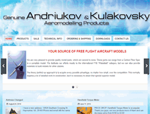 Tablet Screenshot of andriukov.com